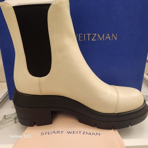 STUART WEITZMAN Norah Lug-Sole Chelsea Boots. NIB. EU 36/US 5.5 - Picture 5 of 12